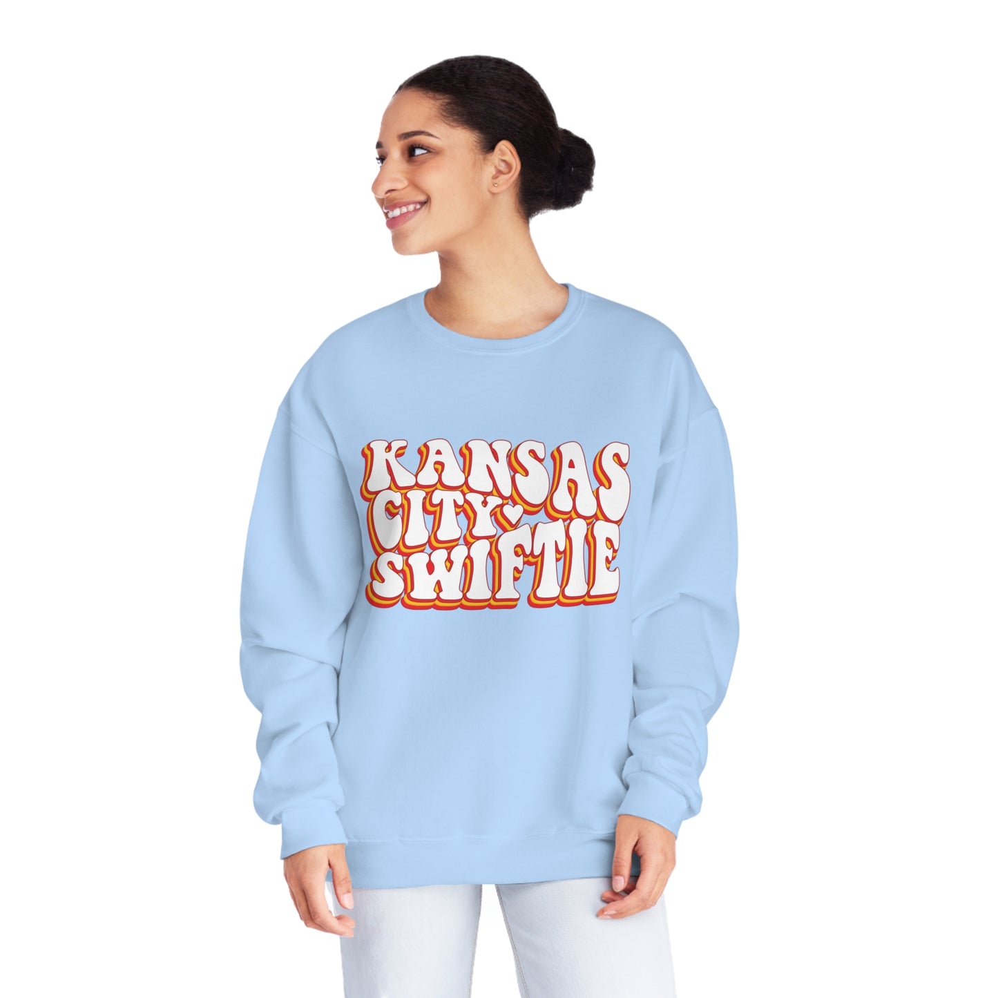 Taylor Swift Kansas City Swiftie Unisex NuBlend Crewneck Sweatshirt