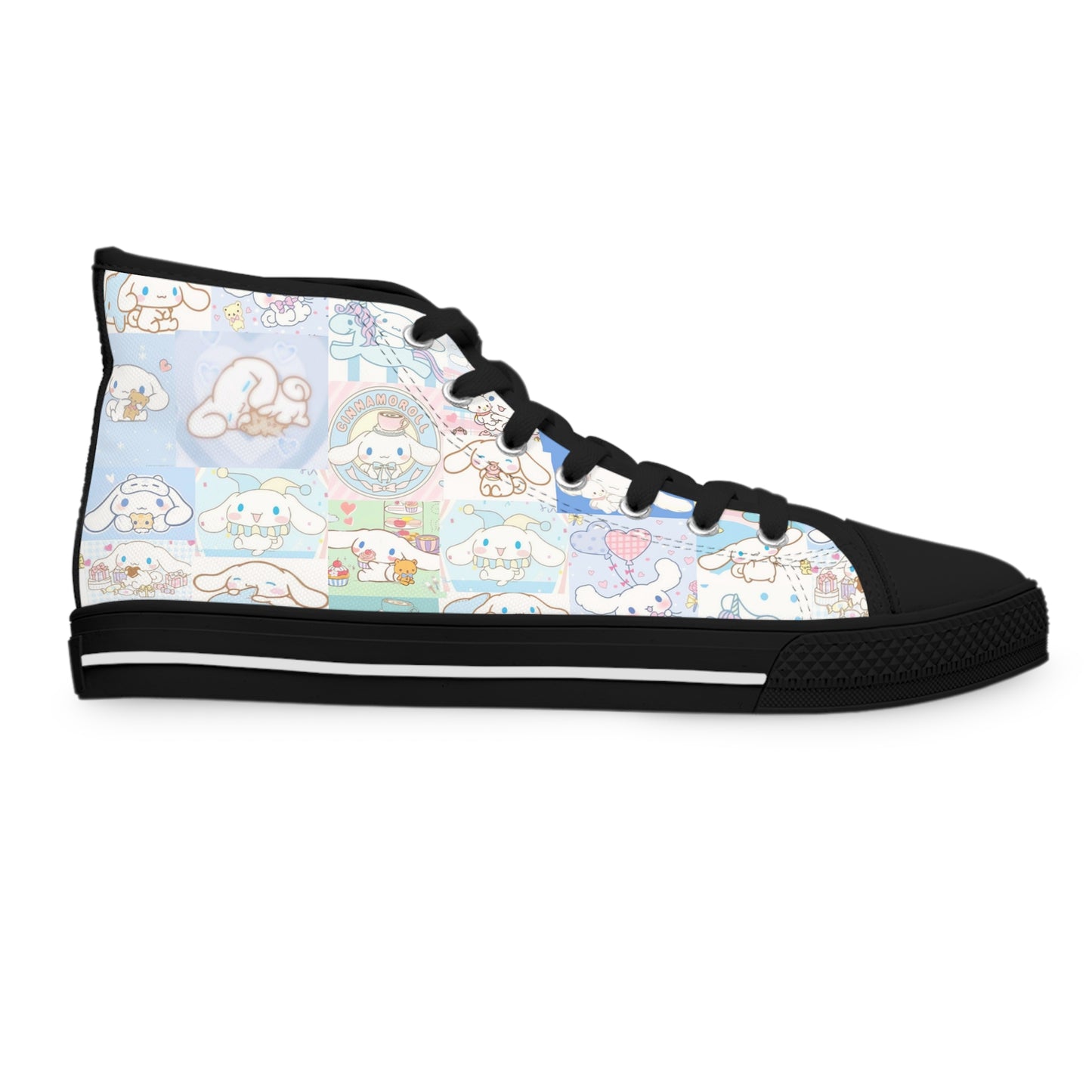 Cinnamoroll Cartoon Collage Women's High Top Sneakers