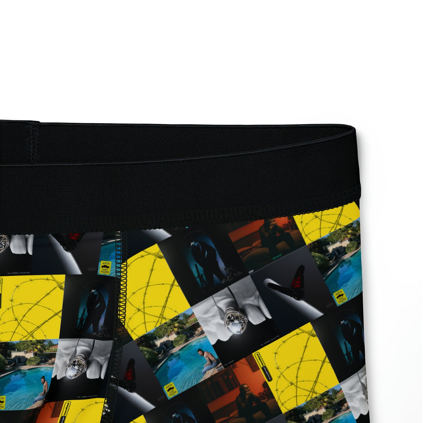 Post Malone Album Art Collage Men's Boxers