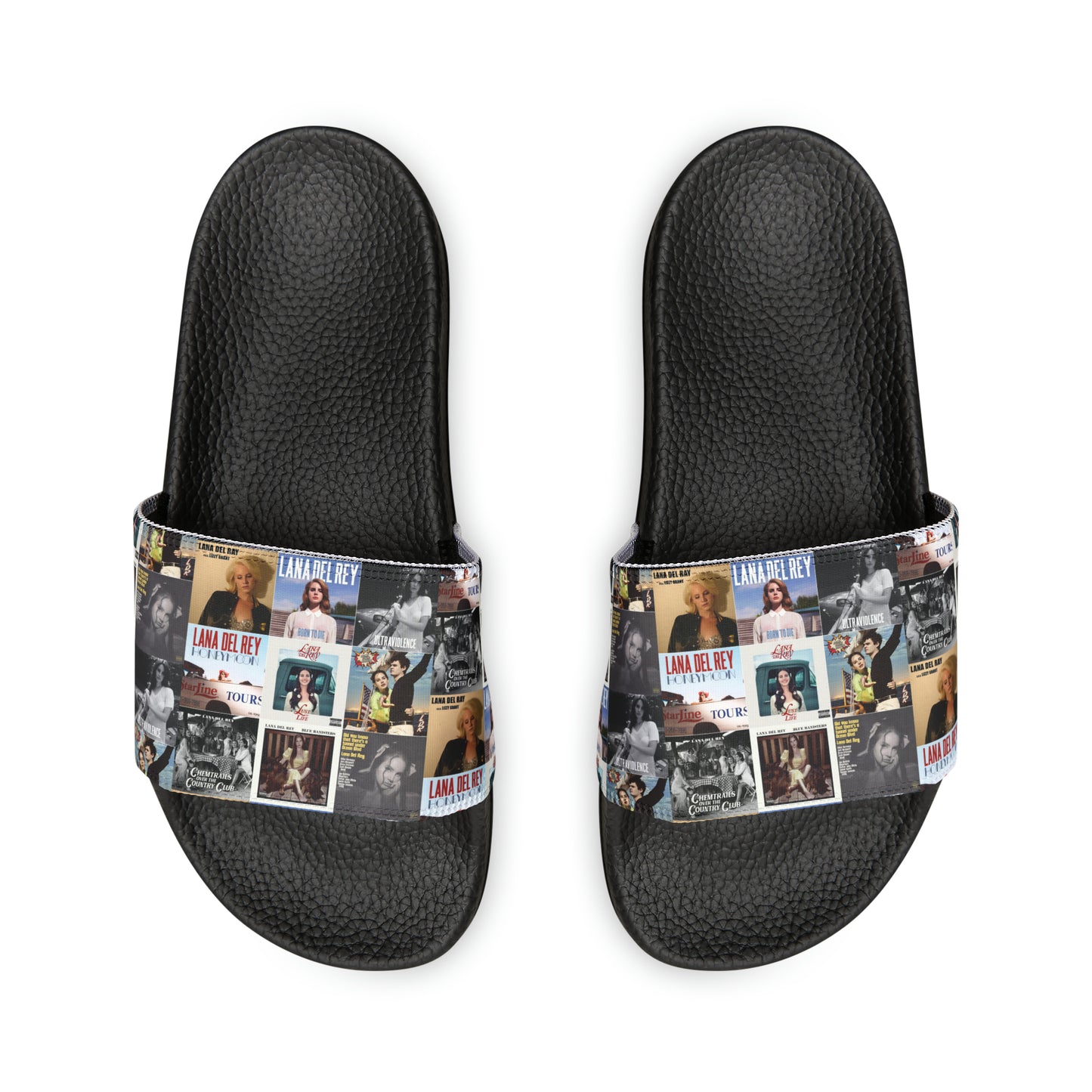 Lana Del Rey Album Cover Collage Youth Slide Sandals