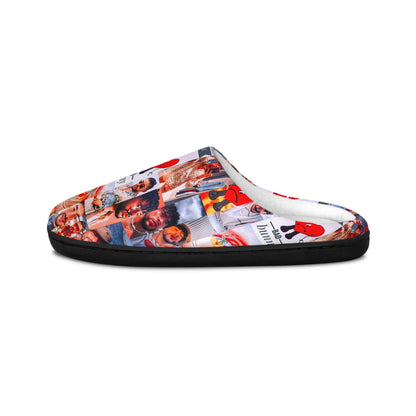 Bad Bunny Un Verano Sin Ti Photo Collage Men's Indoor Slippers