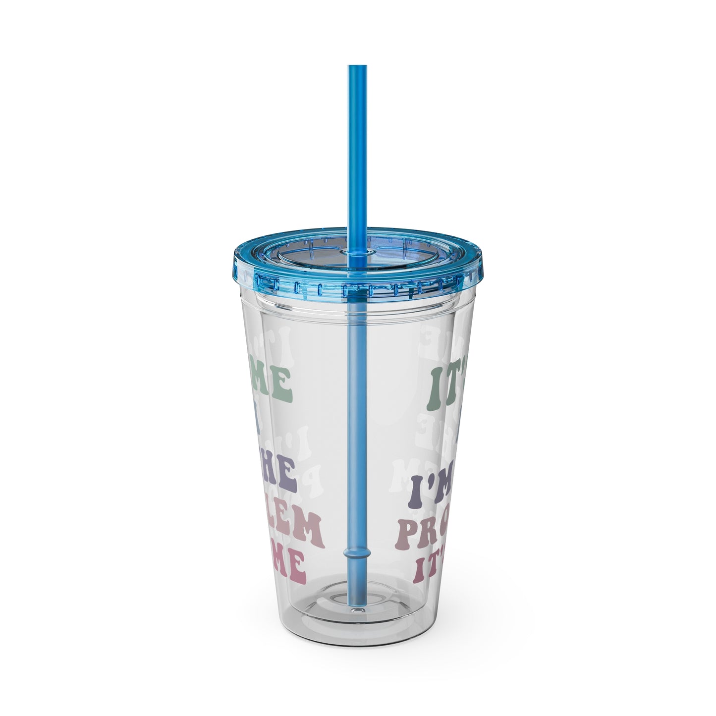 Taylor Swift It's Me Hi Sunsplash Tumbler with Straw