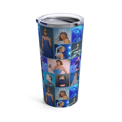 Taylor Swift Blue Dreams Collage 20oz Tumbler