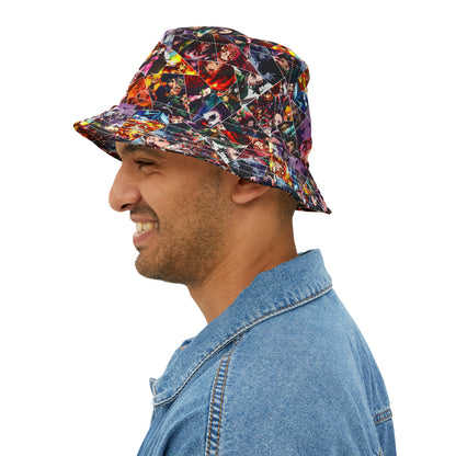 Demon Slayer Reflections Collage Bucket Hat