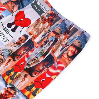 Bad Bunny Un Verano Sin Ti Photo Collage Men's Board Shorts