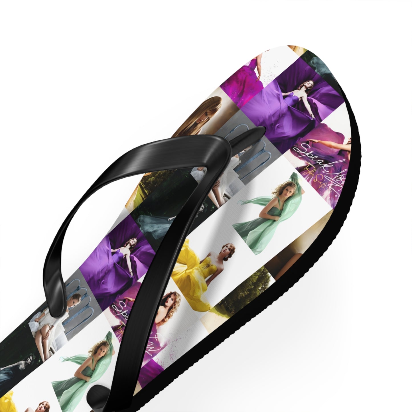 Taylor Swift Speak Now Mosaic Flip Flops