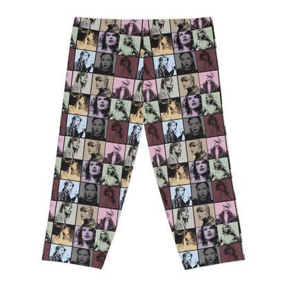 Taylor Swift Eras Collage Women's Capri Leggings