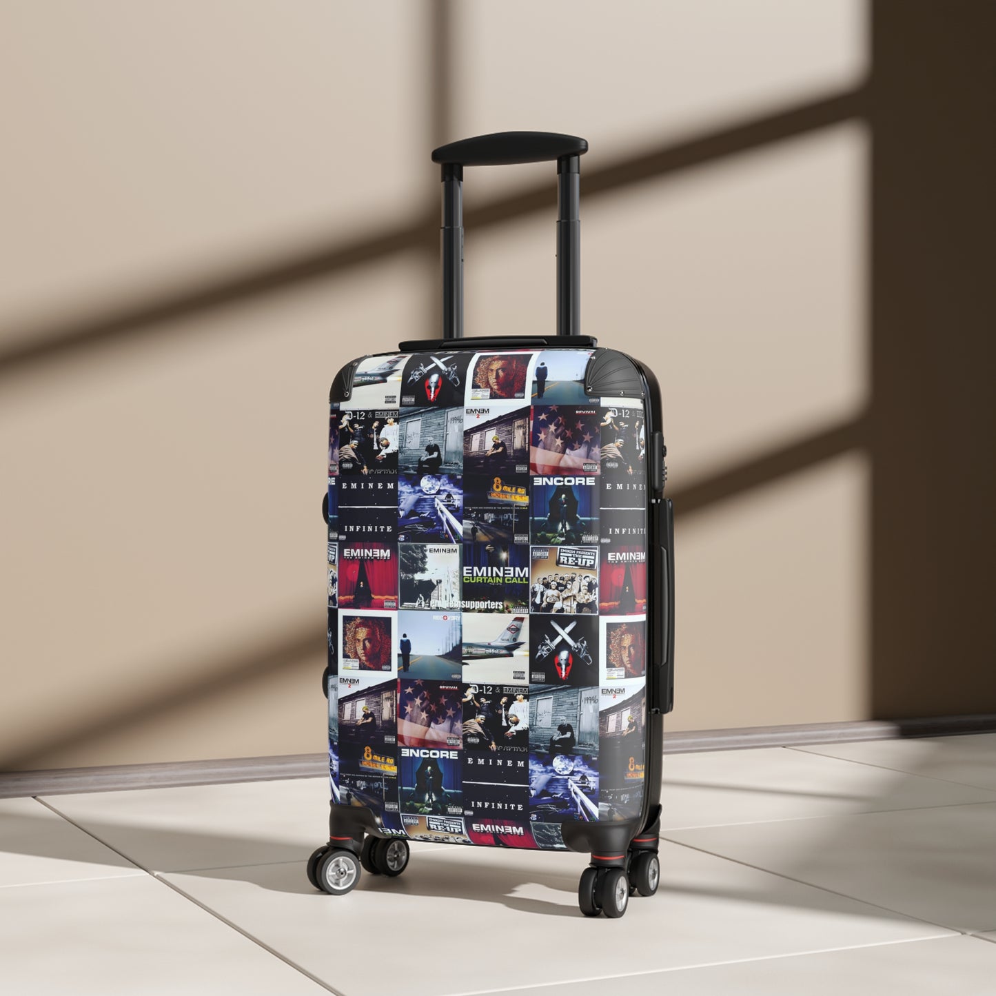 Eminem Album Art Cover Collage Suitcase