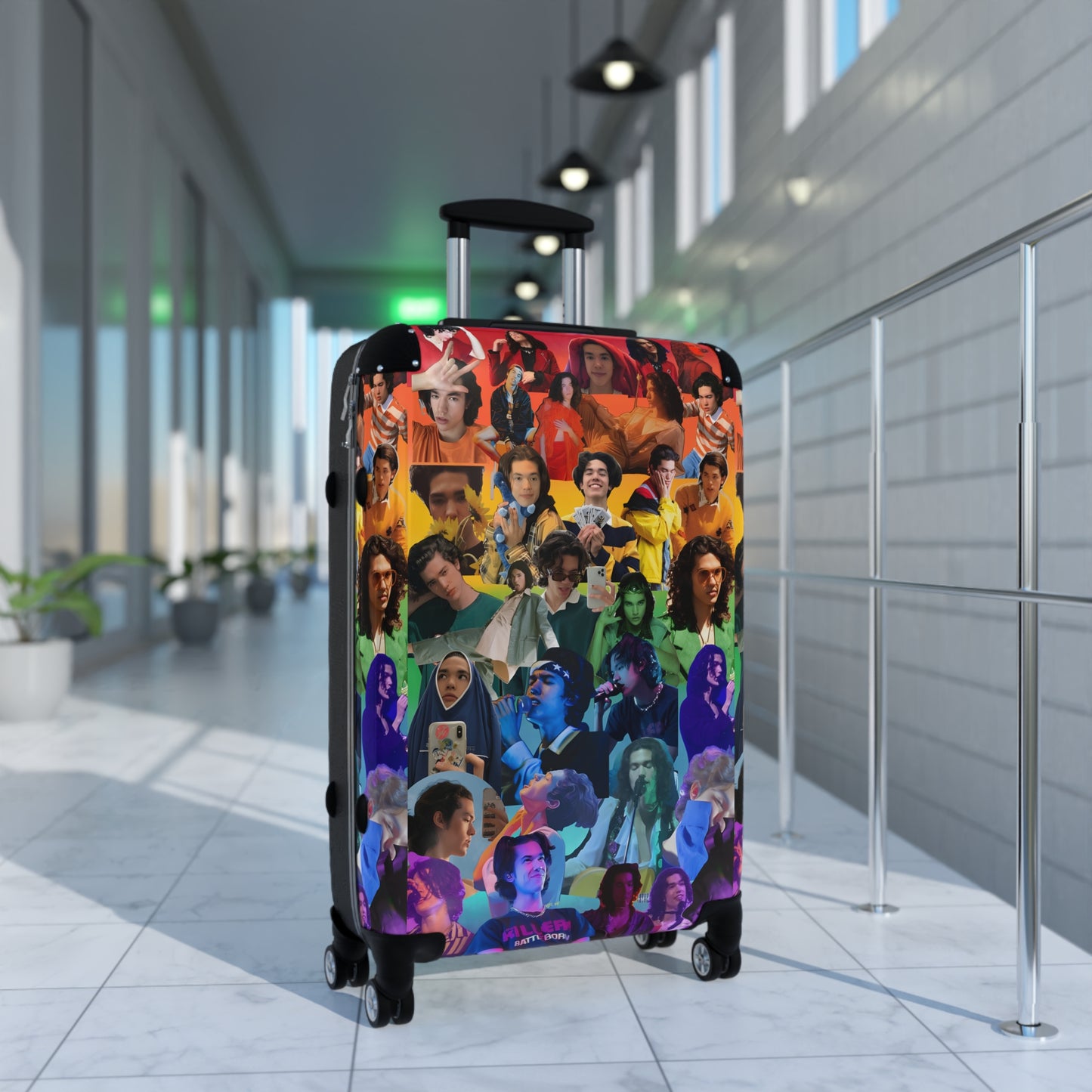 Conan Grey Rainbow Photo Collage Suitcase