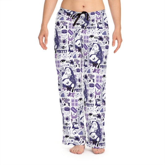 Olivia Rodrigo Guts Tour Collage Women's Pajama Pants