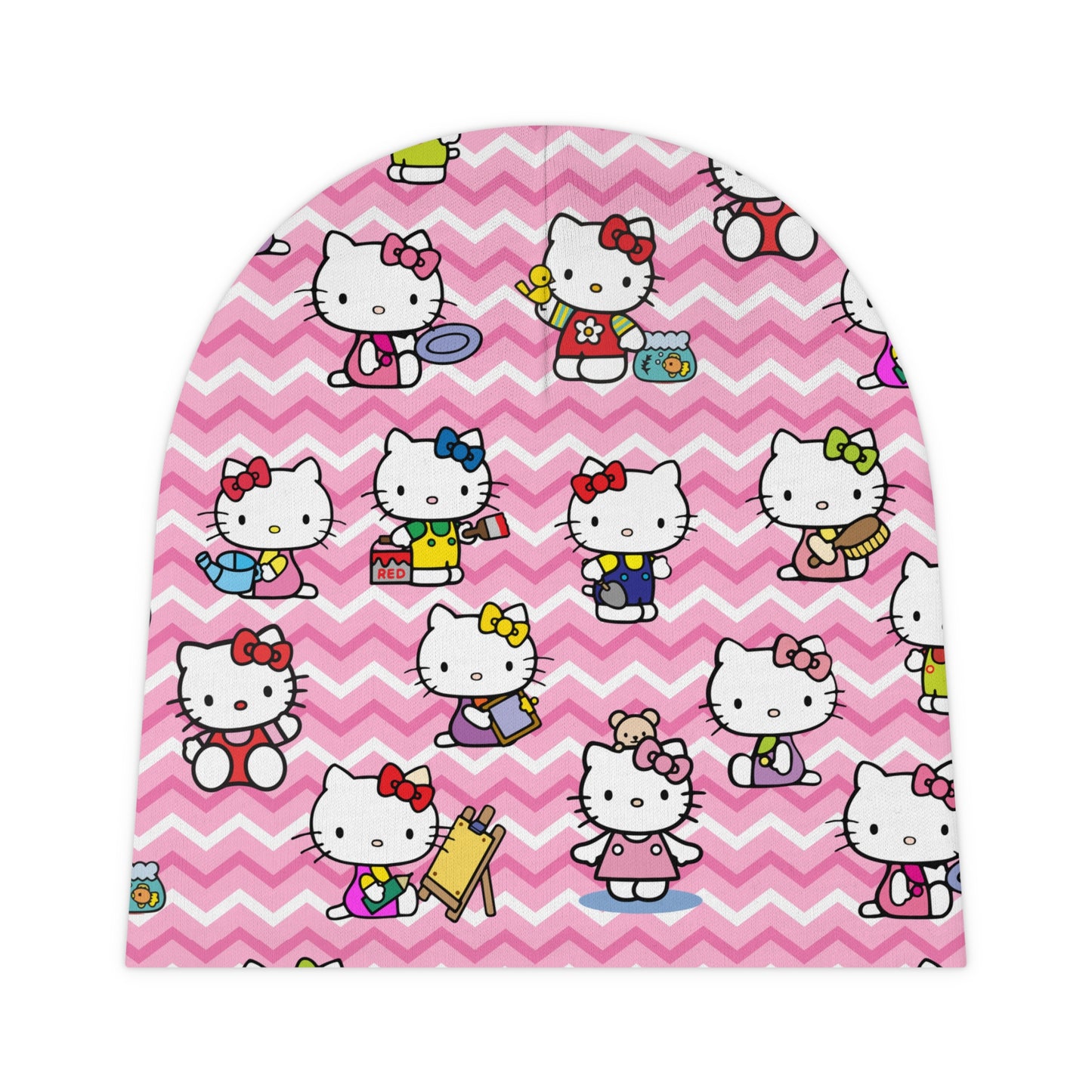 Hello Kitty Playtime Collage Baby Beanie