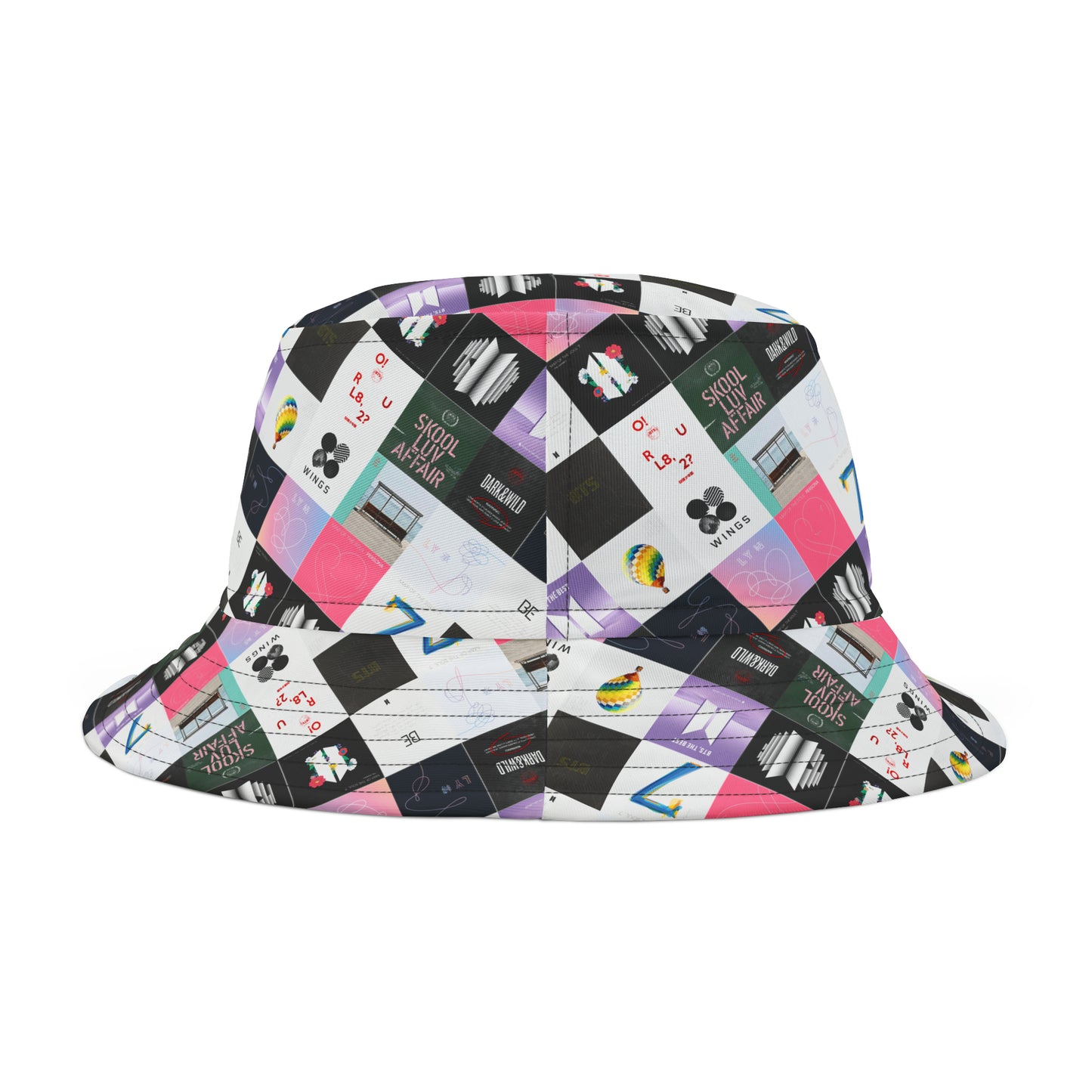 BTS Album Cover Collage Bucket Hat