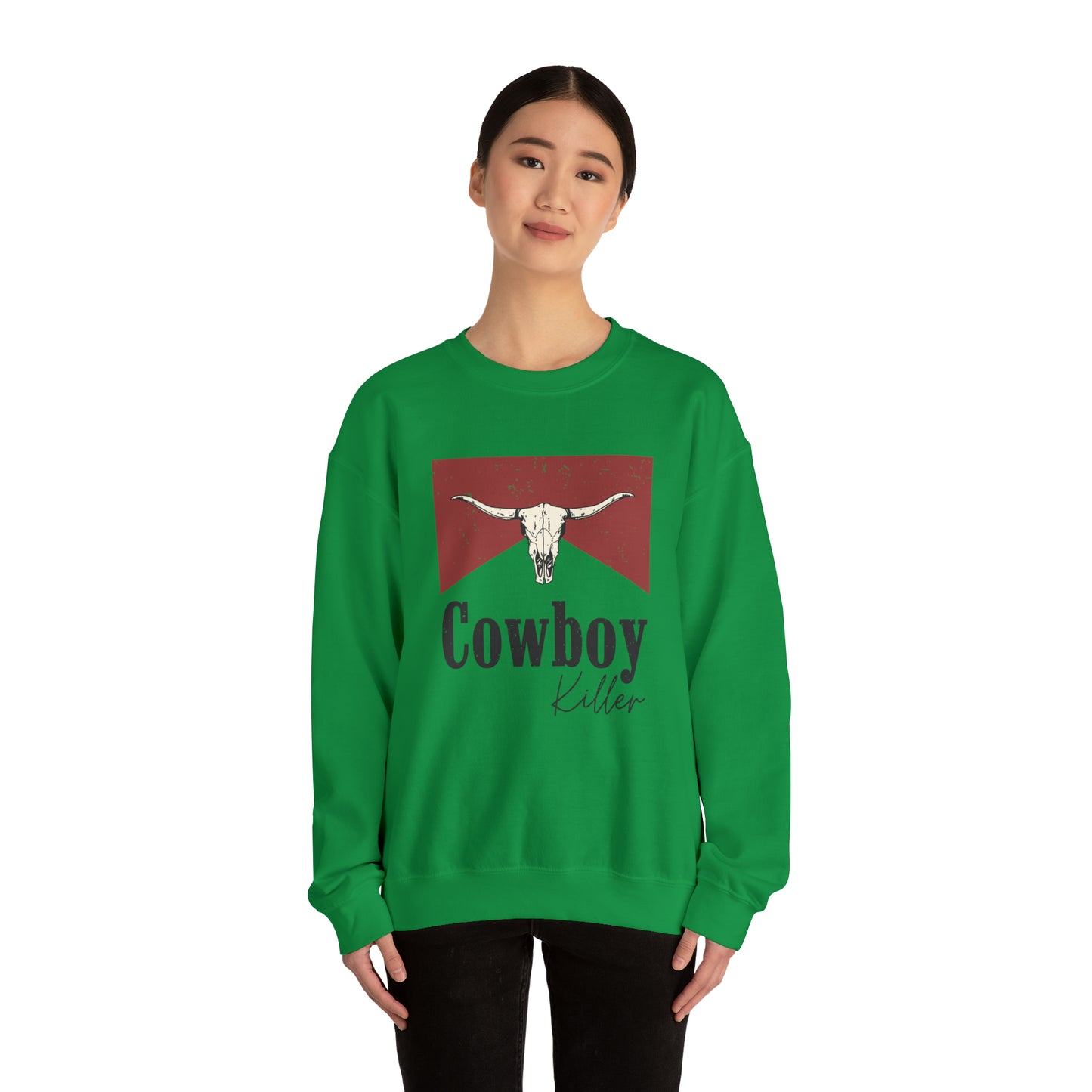 Morgan Wallen Cowboy Killer Unisex Heavy Blend Crewneck Sweatshirt