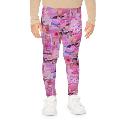 Ariana Grande Purple Vibes Collage Kids Leggings