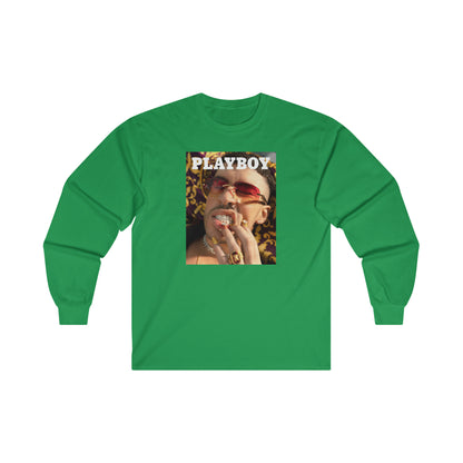 Bad Bunny Playboy Cover Ultra Cotton Long Sleeve Tee Shirt