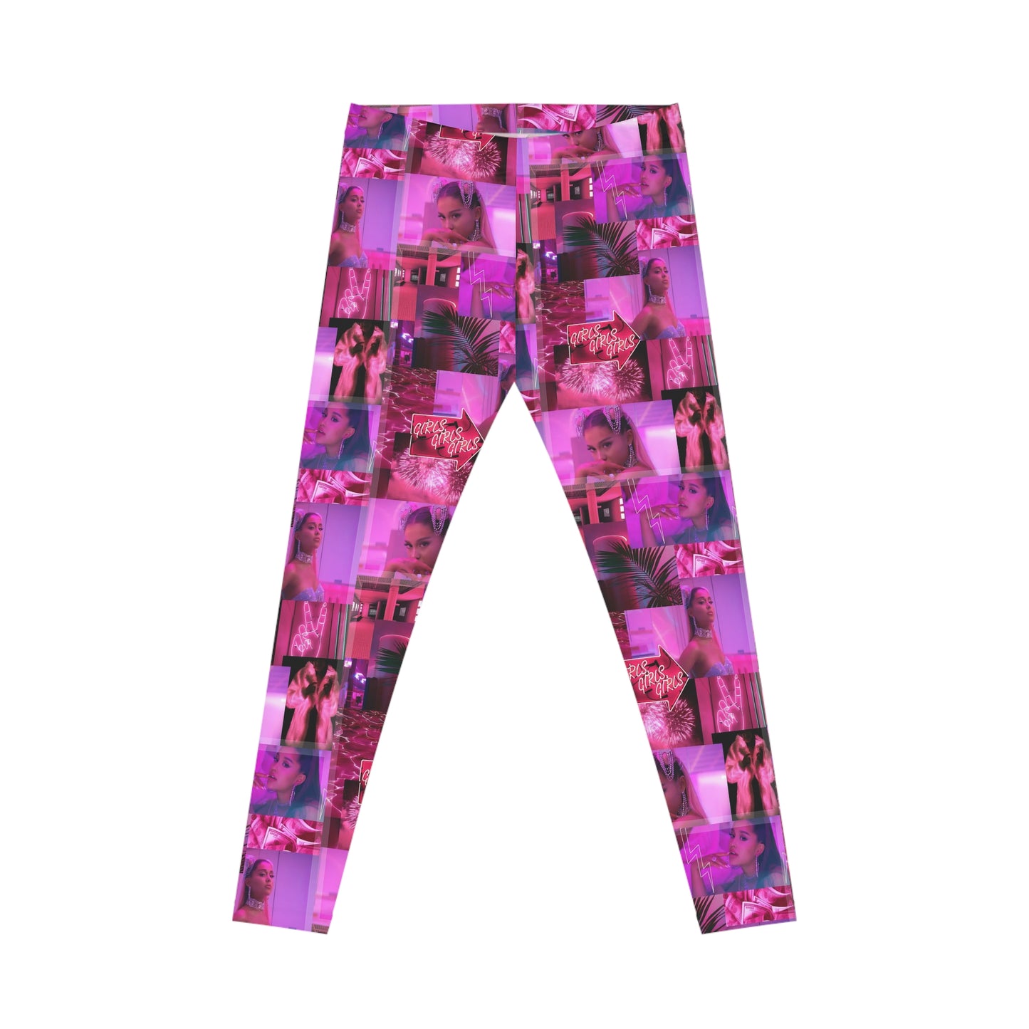 Ariana Grande 7 Rings Collage Women's Casual Leggings