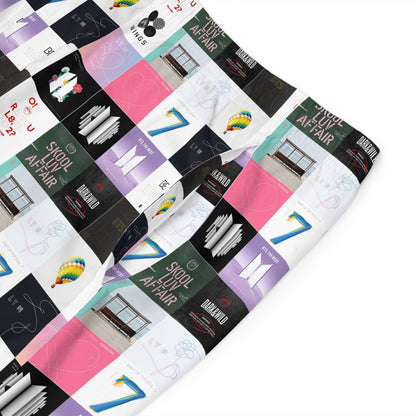 BTS Album Cover Art Collage Men's Board Shorts