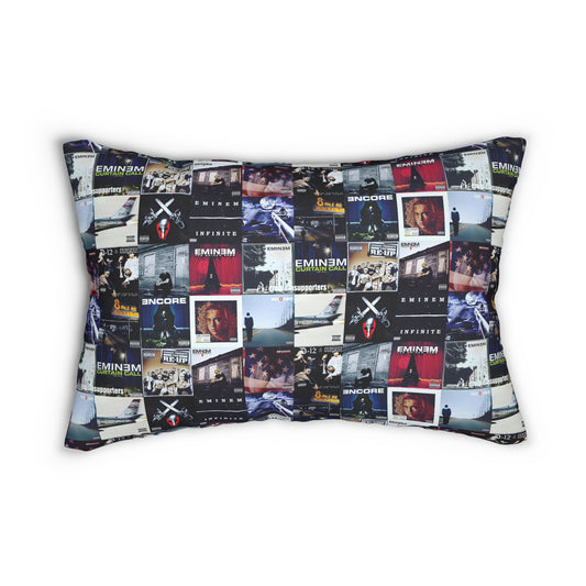 Eminem Album Art Cover Collage Polyester Lumbar Pillow