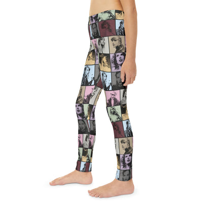 Taylor Swift Eras Collage Youth Leggings