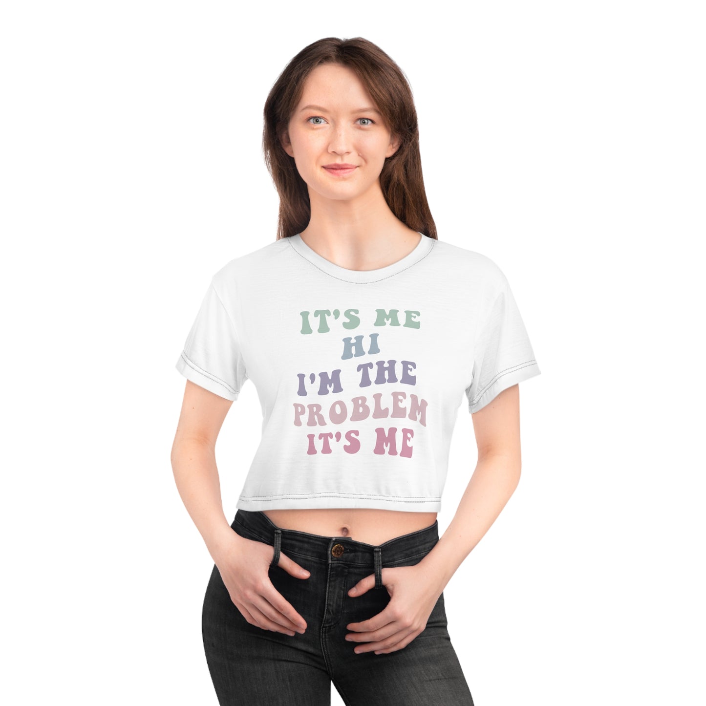 Taylor Swift It's Me Hi Crop Tee