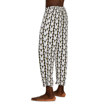 Bad Bunny Logo Pattern Men's Pajama Pants