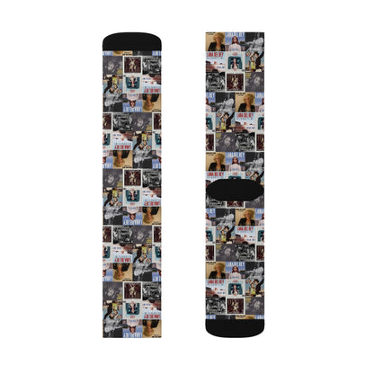 Lana Del Rey Album Cover Collage Tube Socks
