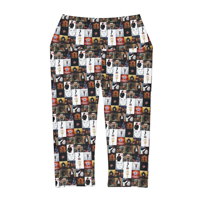 Michael Jackson Album Cover Collage Yoga Capri Leggings