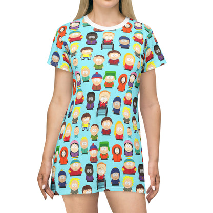 South Park School Kids Ensemble T-Shirt Dress