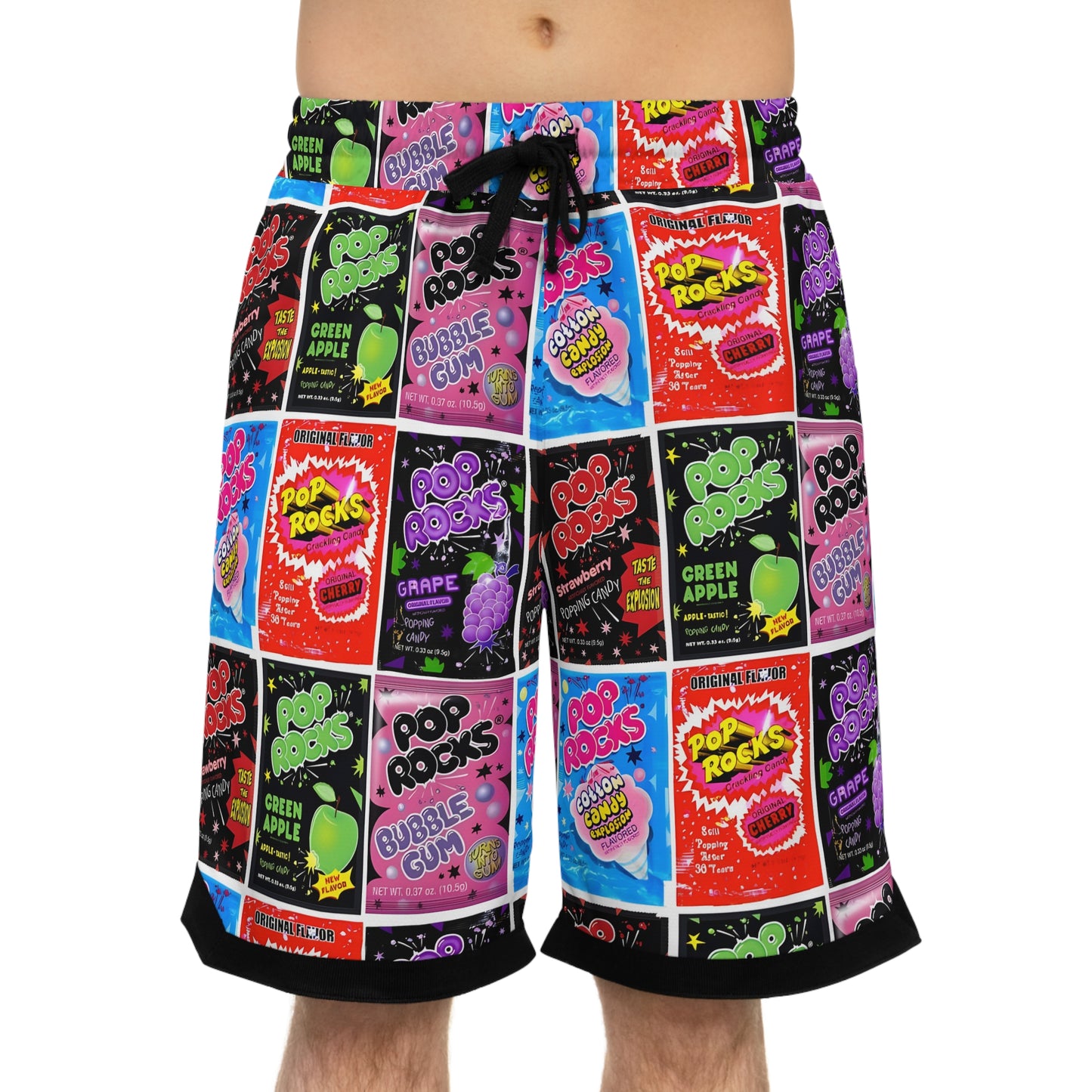 Pop Rocks Party Basketball Rib Shorts