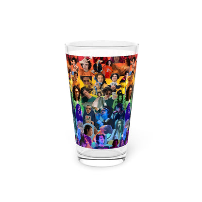 Conan Grey Rainbow Photo Collage Pint Glass