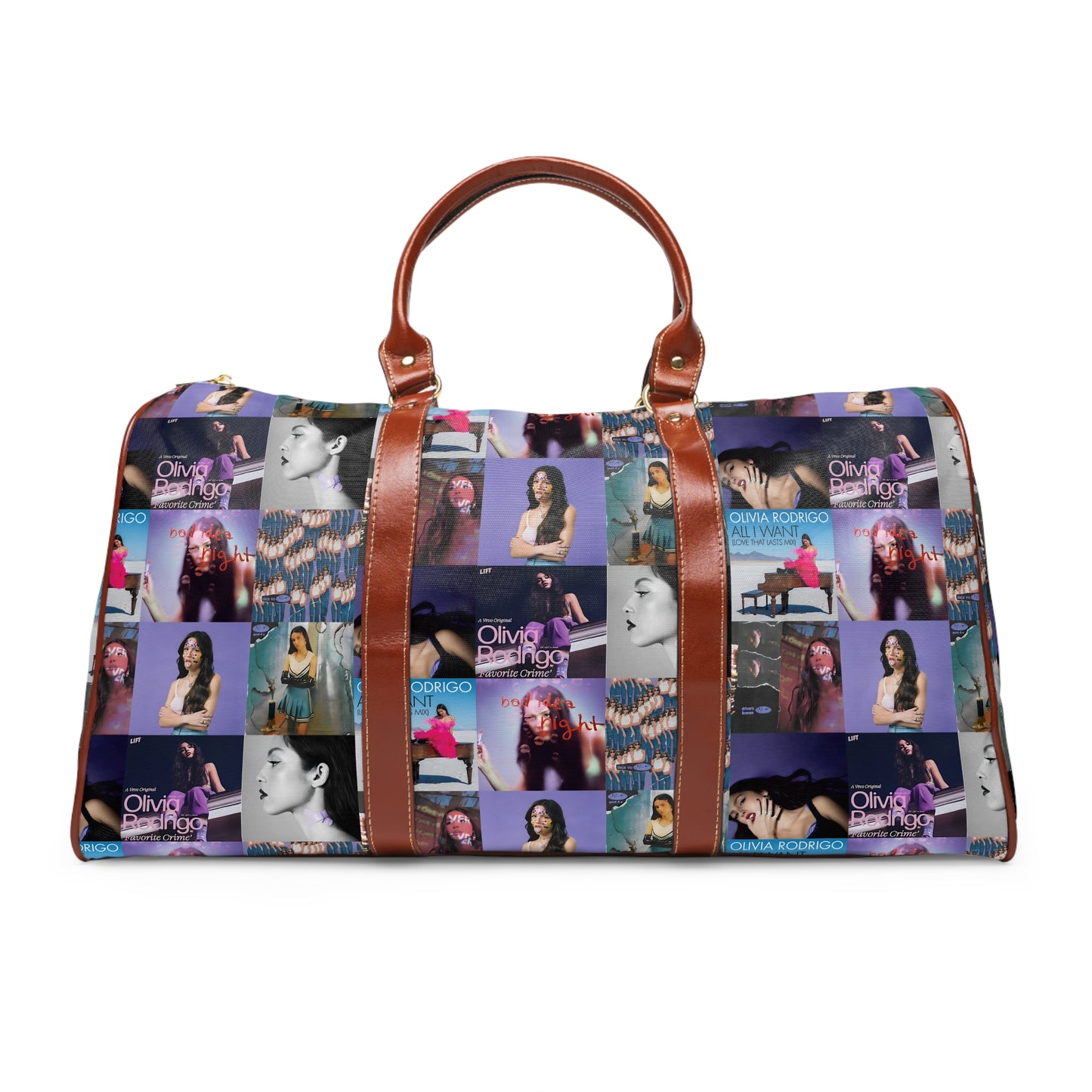 Olivia Rodrigo Album Cover Art Collage Waterproof Travel Bag