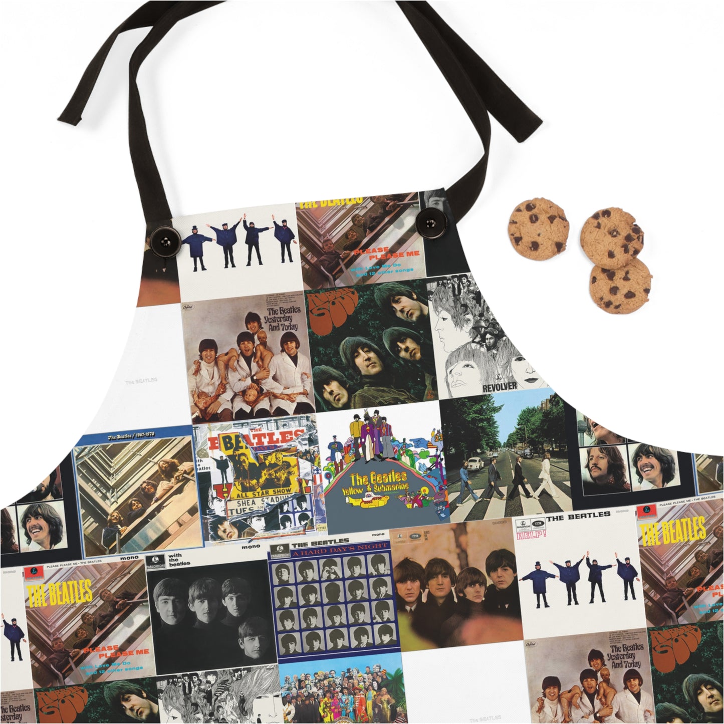 The Beatles Album Cover Collage Apron