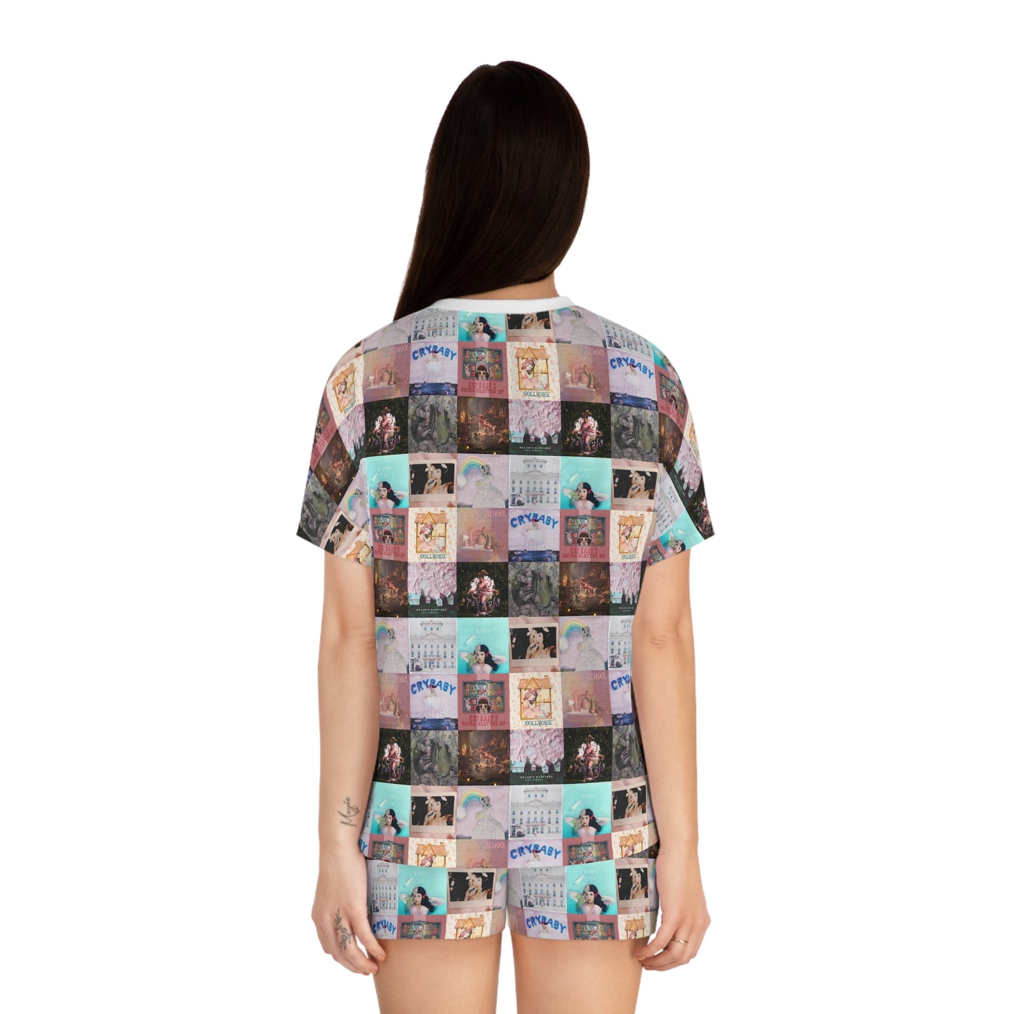 Melanie Martinez Album Art Collage Women's Short Pajama Set