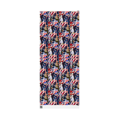 Donald Trump 2024 MAGA Montage Gift Wrapping Paper