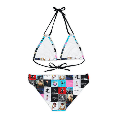 YUNGBLUD Album Cover Art Collage Strappy Bikini Set (AOP)