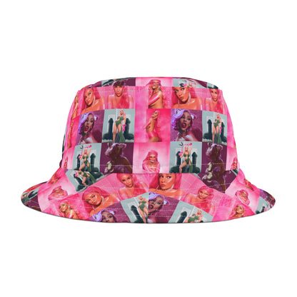 Doja Cat Hot Pink Mosaic Bucket Hat