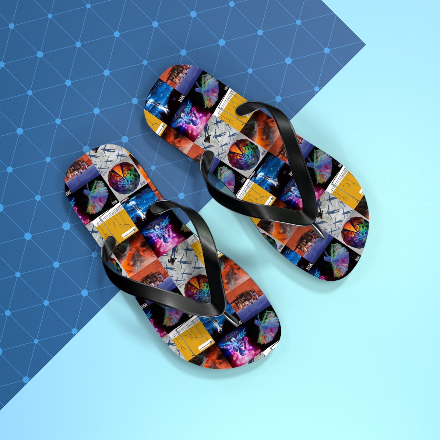 Muse Album Cover Collage Flip Flops