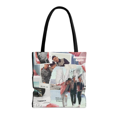 Jonas Brothers Happiness Begins Collage Tote Bag