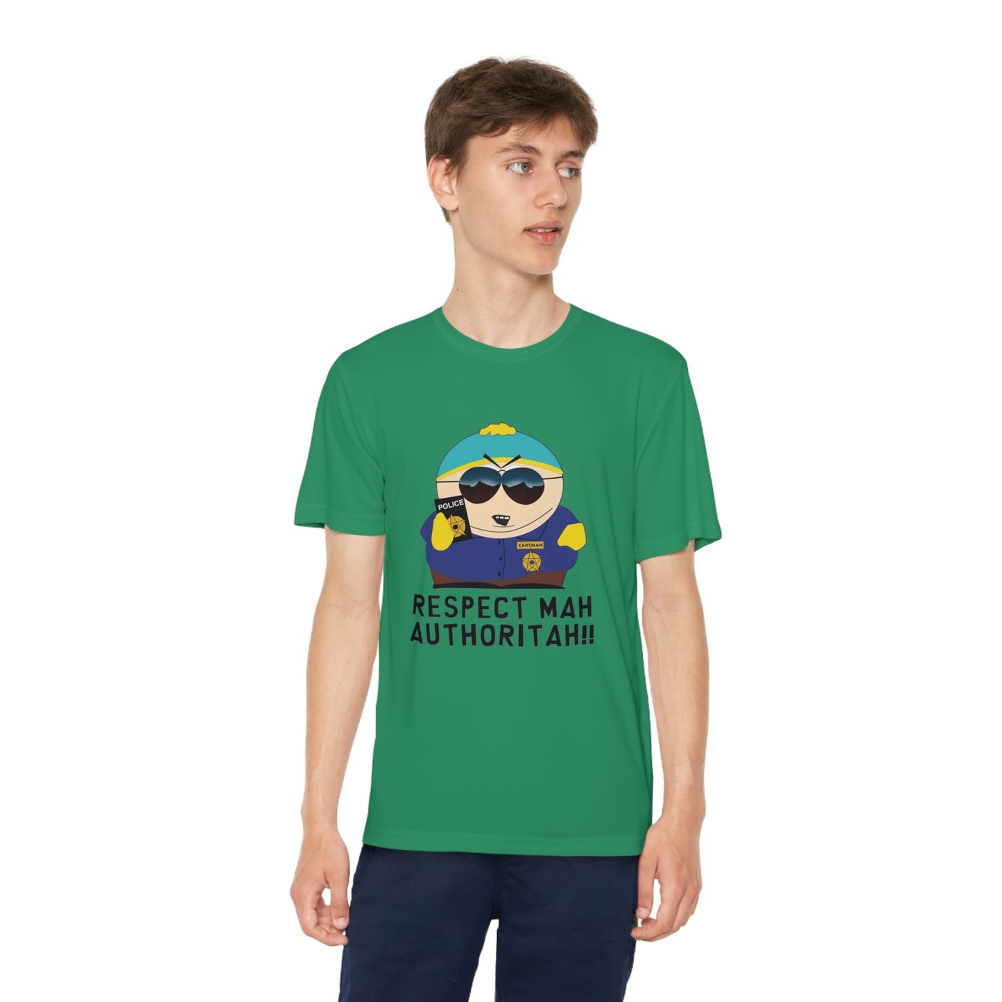 South Park Cartman Respect Mah Autheritah! Youth Competitor Tee