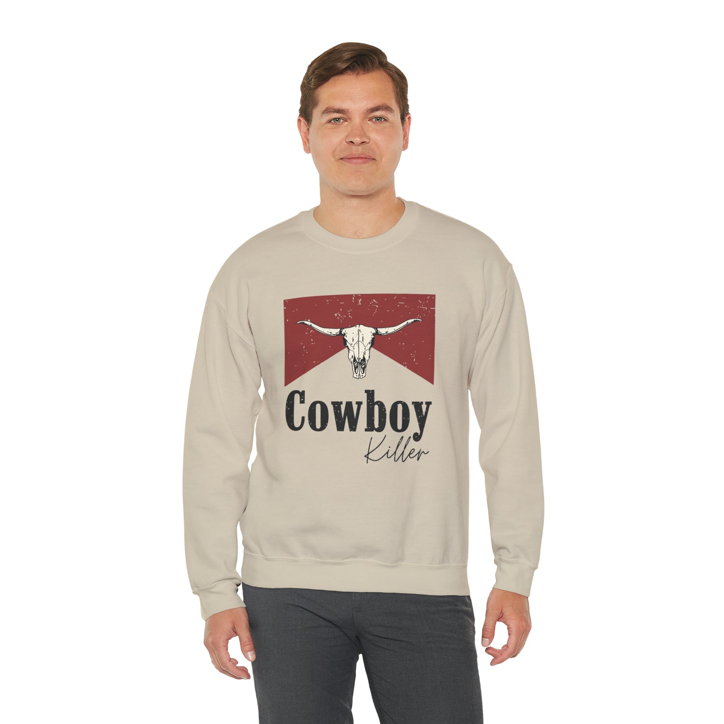 Morgan Wallen Cowboy Killer Unisex Heavy Blend Crewneck Sweatshirt