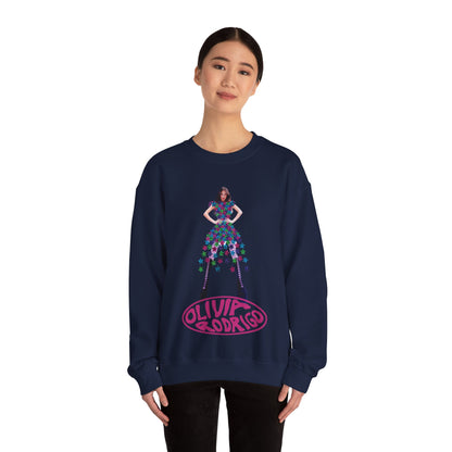 Olivia Rodrigo Hits Magazine Cover Unisex Heavy Blend Crewneck Sweatshirt