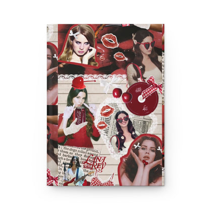 Lana Del Rey Cherry Coke Collage Hardcover Journal