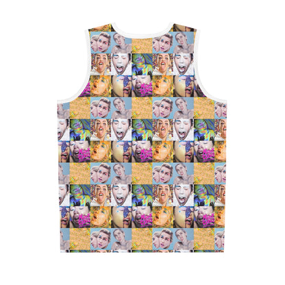 Miley Cyrus & Her Dead Petz Mosaic Basketball Jersey