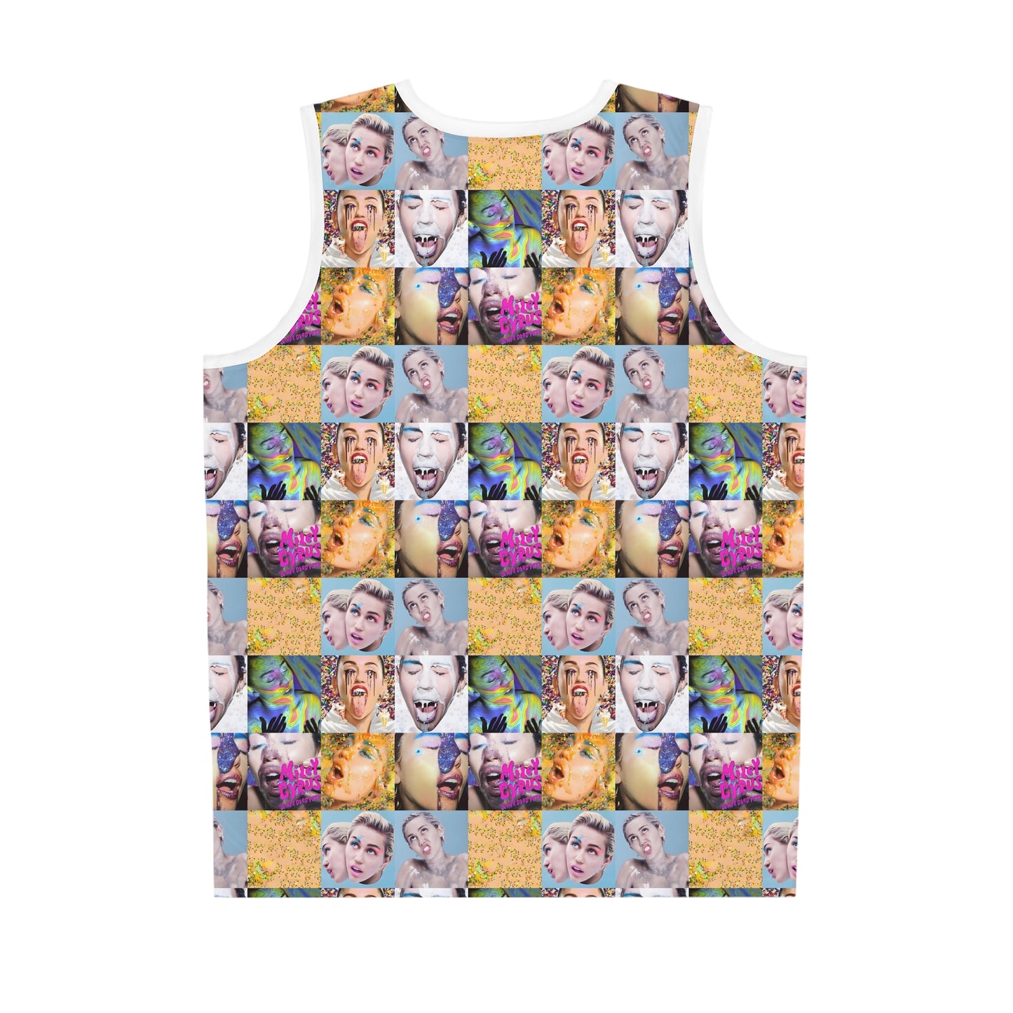 Miley Cyrus & Her Dead Petz Mosaic Basketball Jersey