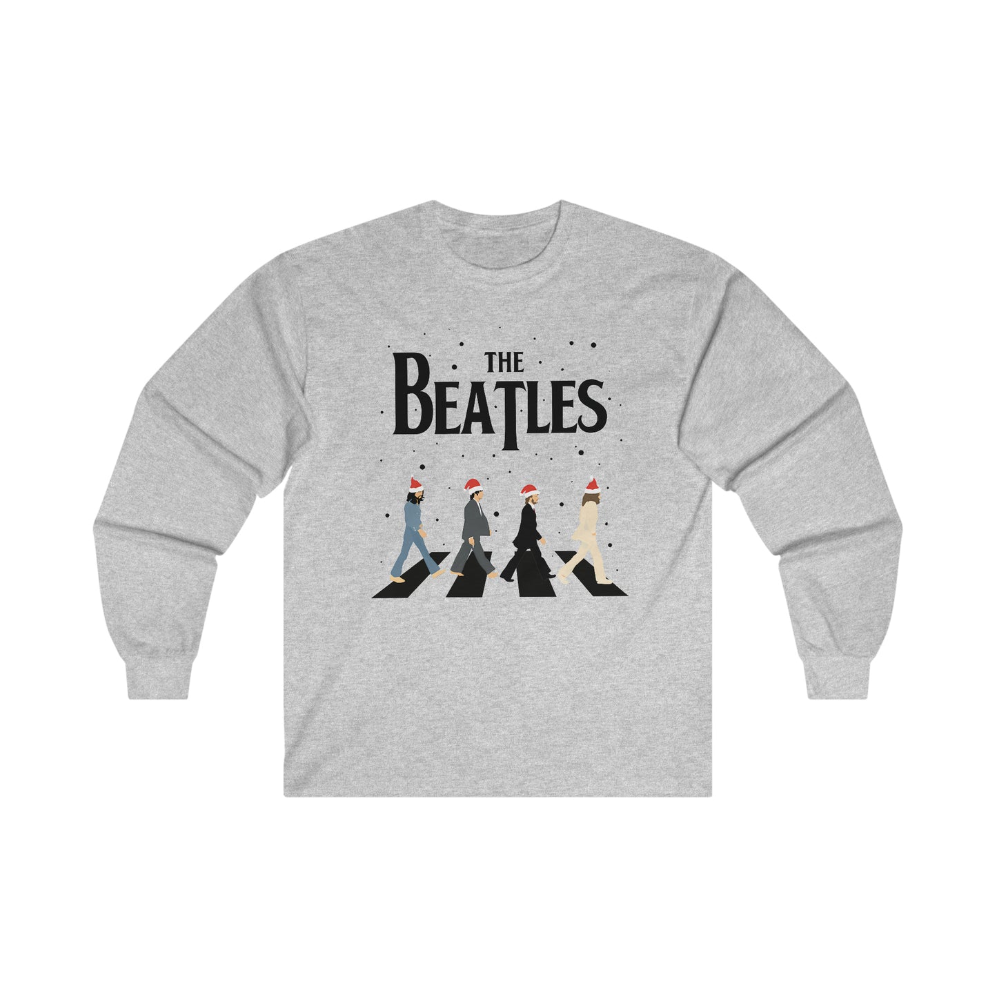 The Beatles Abbey Road Santas Ultra Cotton Long Sleeve Tee Shirt