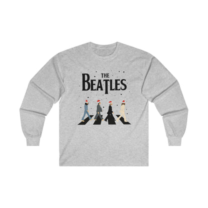 The Beatles Abbey Road Santas Ultra Cotton Long Sleeve Tee Shirt