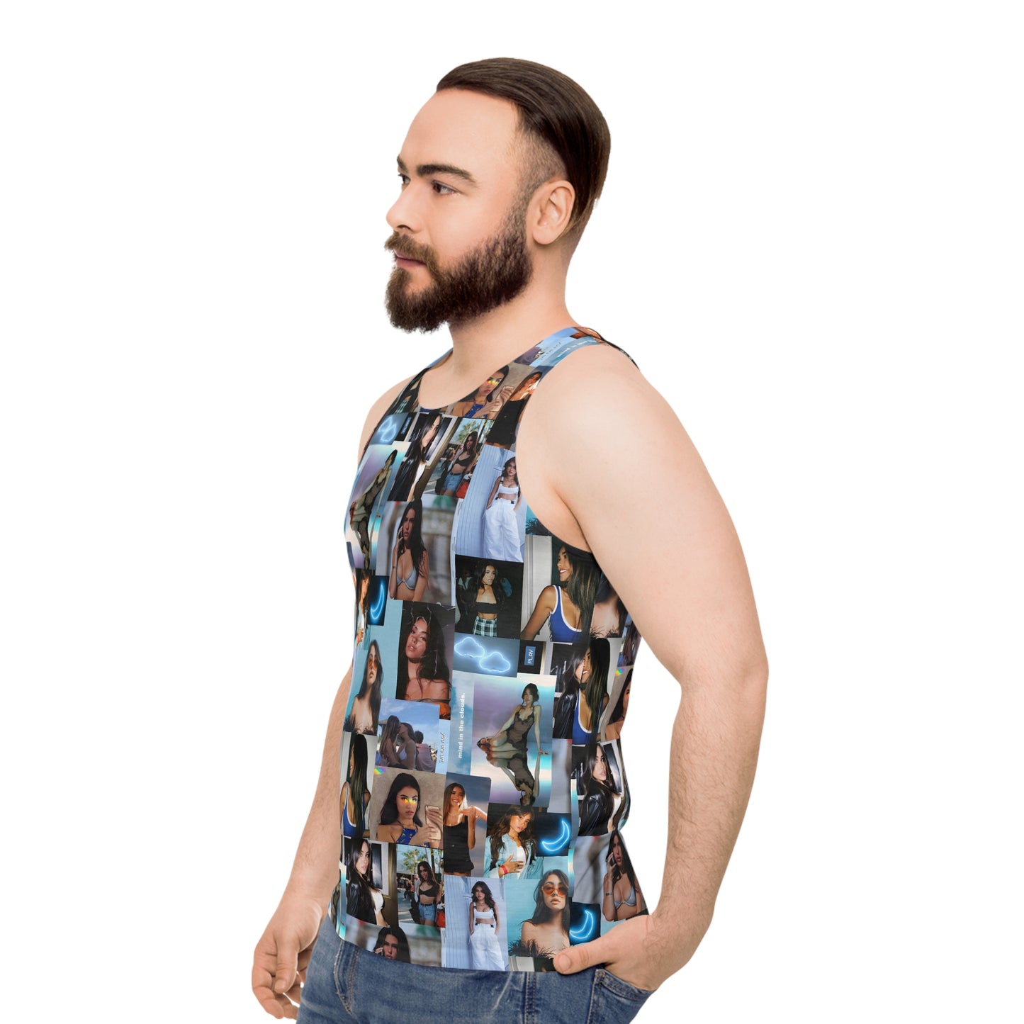 Madison Beer Mind In The Clouds Collage Unisex Tank Top