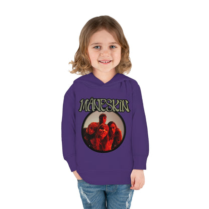 Måneskin Circular Group Photo Toddler Pullover Fleece Hoodie