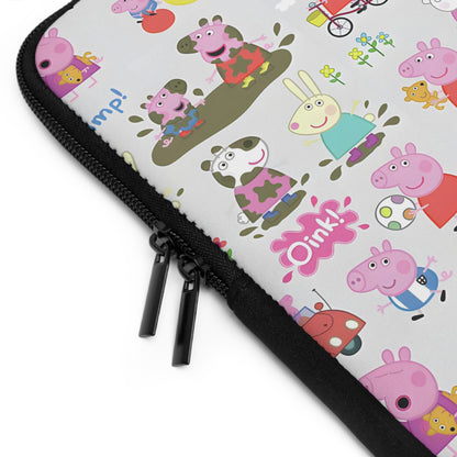 Peppa Pig Oink Oink Collage Laptop Sleeve