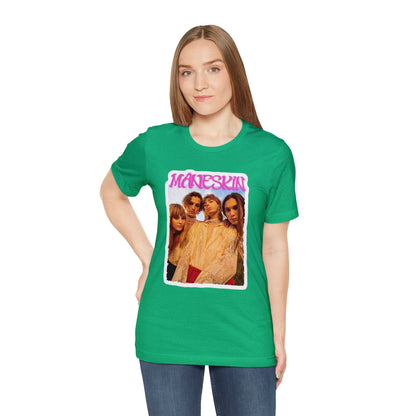 Måneskin Group Photo Unisex Jersey Short Sleeve Tee Shirt